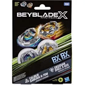 Beyblade X Calibur Samurai Obsidian Shell