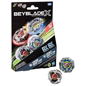 Beyblade X Sword Dran 3 60f Tackle Goat 2 70n Dual Pack Set