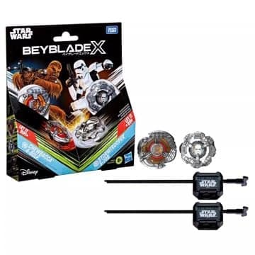 Beyblade X Star Wars Chewbacca 4 80lf Vs Stormtrooper 5 70b Multipack Set